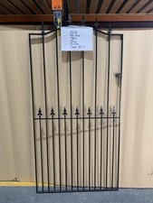 Wrought Iron Style Arched Spear Top Metal Garden Gate 960mm Wide x 1980mm High
