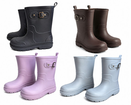 Kids pvc wellington buckle - kids,