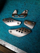 Complete Set Of BMW F650GS Exhaust Heat Shields Must See Complete Bargain!!!!!!!