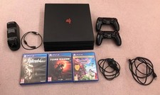 GOOD CONDITION ✅ PS4 PRO 1TB BUNDLE!! WITH 2 CONTROLLERS. CHARGING DOCK. 3 GAMES