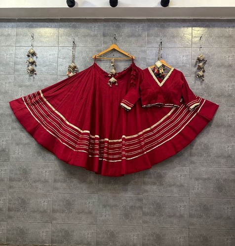 Women red lengha lehenga - lengha,