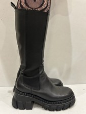 ASOS Black Leather Chunky