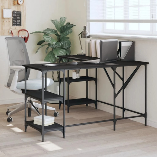 Industrial wooden shape home - l-shape,