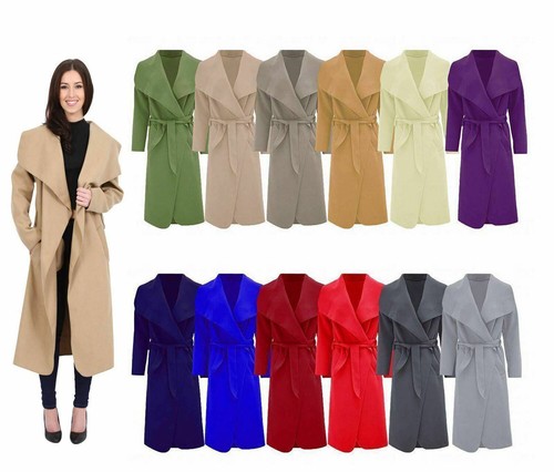 Women belted duster jacket - women's,