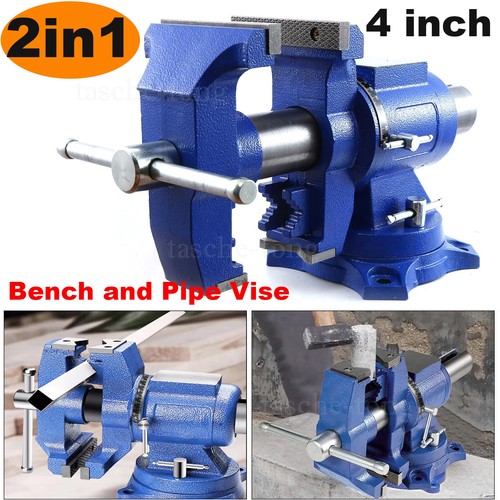 100mm bench vice pipe vise - 4",