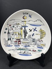 Vtg norway souvenir wall - norway,