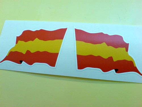 Spain spanish wavy - wavy, flag