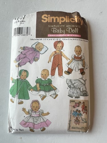 Simplicity sewing pattern 4707 - sewing,
