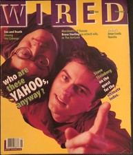 1996 MAY WIRED MAGAZINE - DAVID FILO & JERRY YANG YAHOO COVER