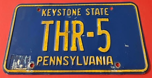 Thr vanity license - thr,