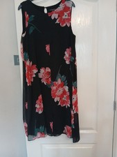 David Emamuel (Bon Marche) overlay Dress Size 14 Never Worn
