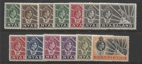 Nyasaland 1938 kgvi - -,
