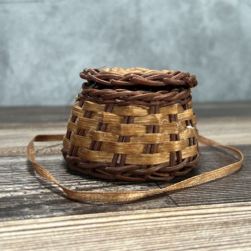 Vintage wicker miniature - wicker,