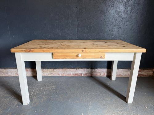 Farmhouse pine dining table - farmhouse,