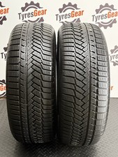 2x 255 60 R18 112V XL CONTINENTAL WINTERCONTACT TS850P M+S SUV 5-6+mm TESTED 