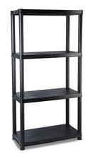 Tier plastic shelving - 4,