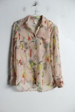 H&M Womens Conscious Collection Blouse Shirt Pink - Size 10 (I24)