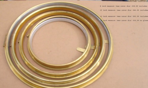 Choice clock bezels brass - bezels, ,
