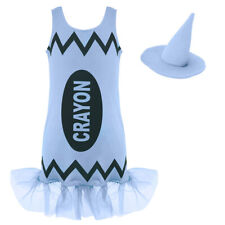GIRLS BLUE CRAYON DRESSES