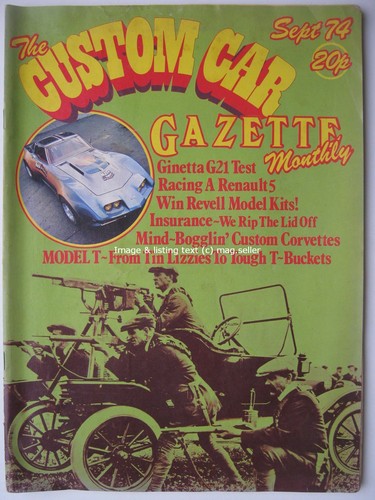 Custom car september 1974 - car,