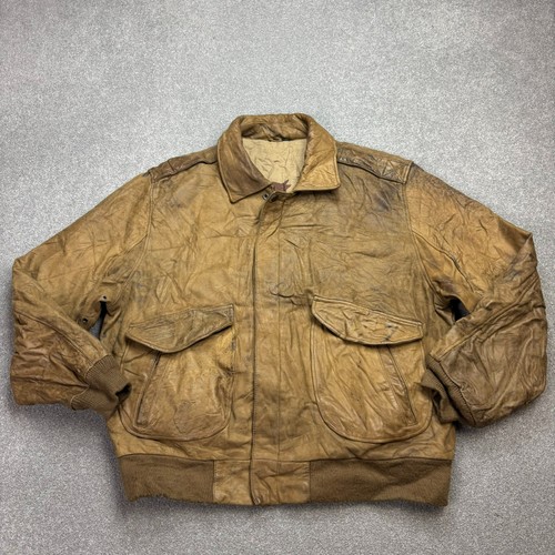 Leather flying jacket adult - leather,