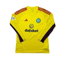 Celtic GK Football Shirt 2023 - 2024 (L) Large Hart 1 Matchworn Issue + signed