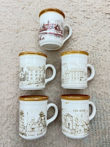 Set vintage biltons mugs - 5,