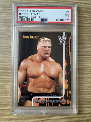 2002 fleer brock lesnar - 2002, rookie