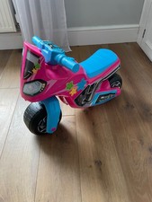 Molto Cross Race Toddler Push Ride On Motorcycle, Pink | Used Great Condition