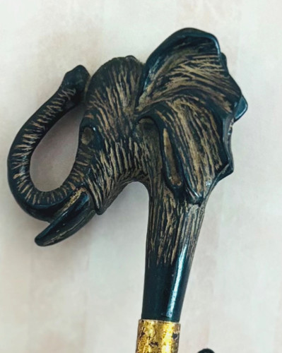 Vintage style elephant head - elephant,