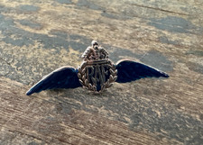 Silver Enamel RAF Sweetheart Brooch