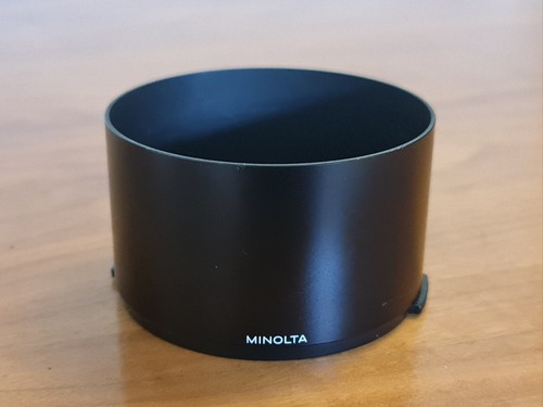Genuine minolta lens - genuine, hood