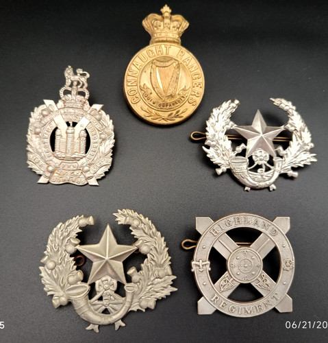 Antique military cap badges - 5,