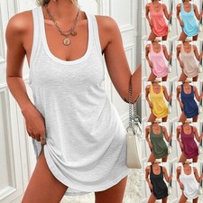 Women's Racer Back Vest Long