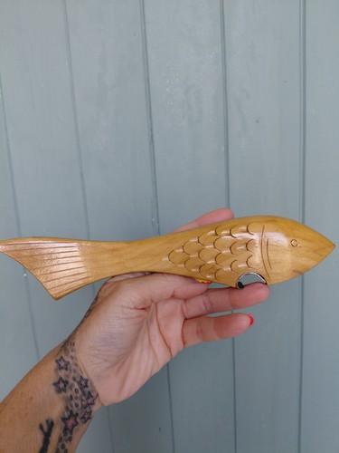 Vintage mid century carved - vintage,
