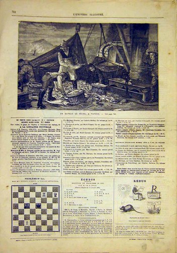 Original old antique print - antique,