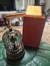 Vintage brass automaton bird - brass,
