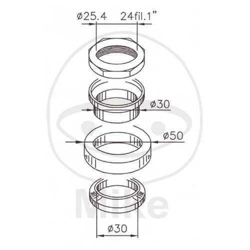Steering bearing kit 736 - steering,