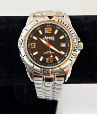 Jeep Watch, JP26C Chrysler Jeep, Water Resistant, Stainless Steel, Working