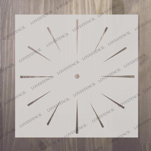 Clock face - face/clock, stencils