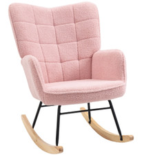 HOMCOM Wingback Rocking Chair