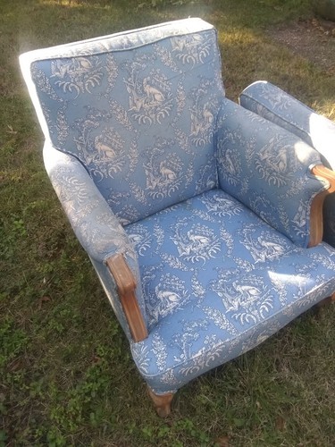 Old fabric chair - fabric,