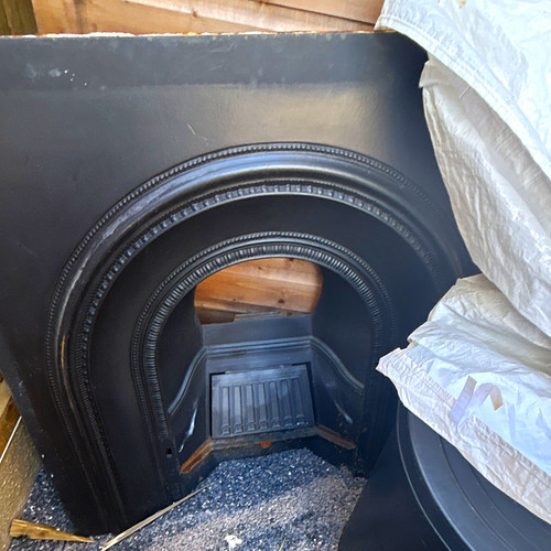 Black cast iron arched - black,