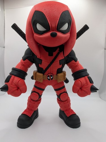 Knuckles deadpool printed - deadpool, 3d