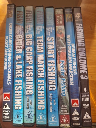 Fishing dvd collection - fishing, lot