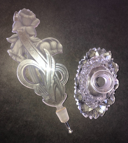 Perfume bottle czechoslovakia - perfume,
