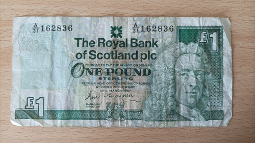Old scottish bank - old,