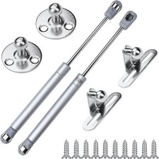 2PCS Gas Strut, 100N Hydraulic Hinge Lid Support Hinge Slow Close Shock Absorber