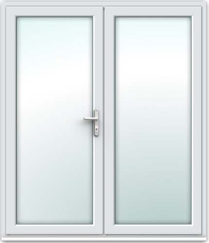 White french doors - french,