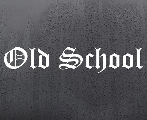 Old school vinyl - vinyl, sticker